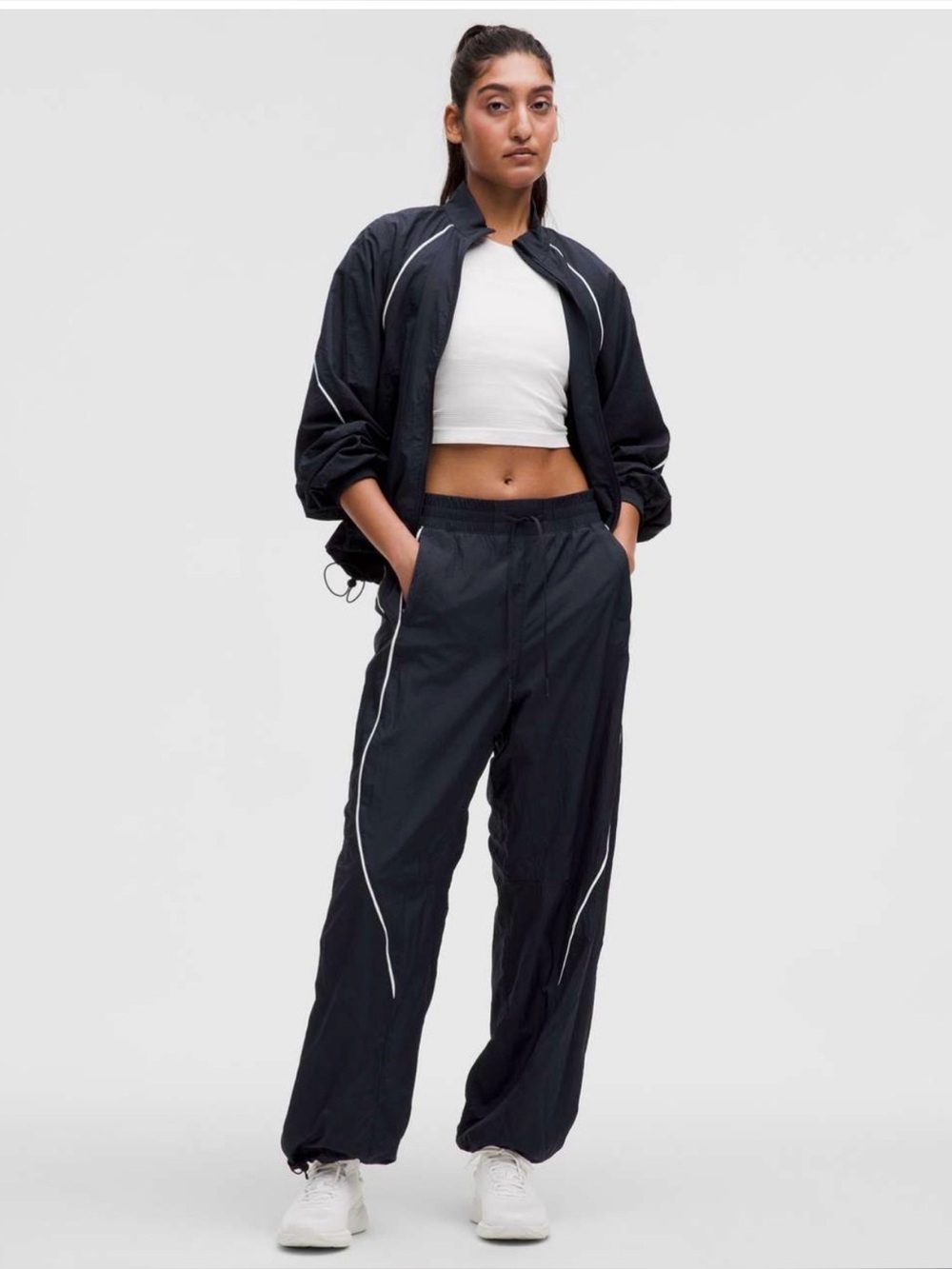 NWOT SET Lululemon License to Train Lightweight Jacket & Track Pants True Navy